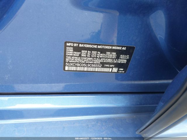 2020 BMW X6 5UXCY8C05L9C66552 Photo 8