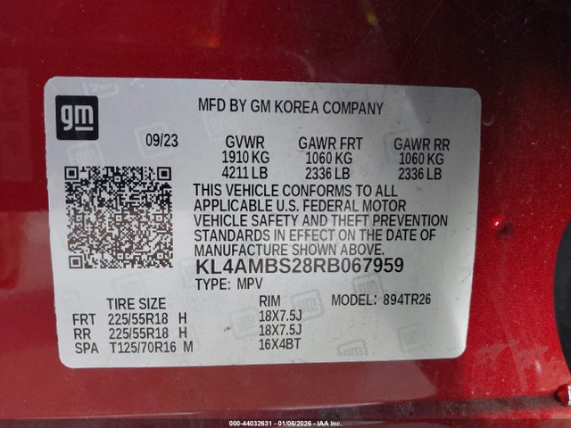 Buick Encore Gx Preferred Fwd 2024 KL4AMBS28RB067959 Image 9