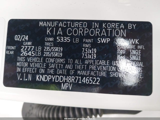 2024 KIA SPORTAGE PLUG-IN HYBRID KNDPYDDH8R7146522 Photo 8