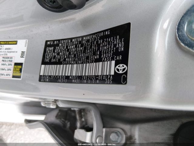 2022 TOYOTA COROLLA 5YFEPMAEXNP352972 Photo 8
