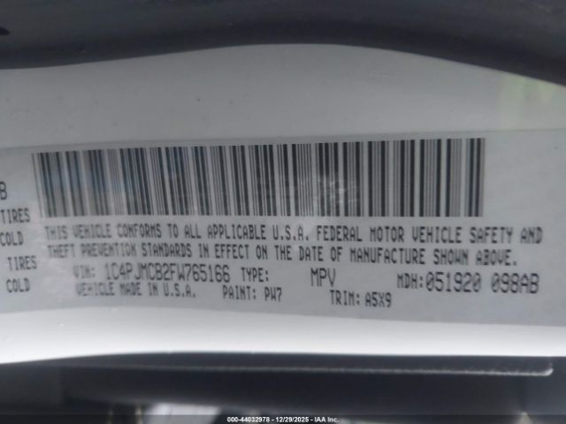 2015 JEEP CHEROKEE 1C4PJMCB2FW765166 Photo 8