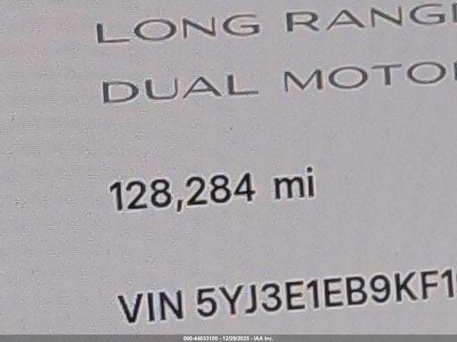 Продажа на аукционе авто 2019 Tesla Model 3 Long Range/performance, vin: 5YJ3E1EB9KF192313, номер лота: 44033100