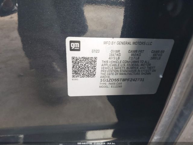 2023 CHEVROLET MALIBU 1G1ZD5ST8PF242731 Photo 8