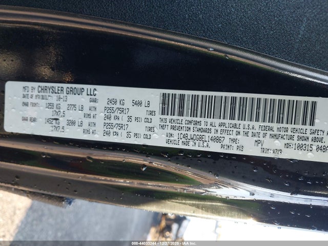 1C4BJWDG8EL140867 Jeep Wrangler Unlimited Sport