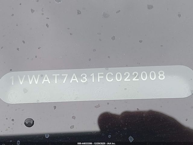 2015 VOLKSWAGEN PASSAT 1VWAT7A31FC022008 Photo 8