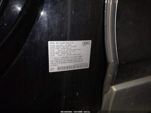 2014 AUDI Q7 WA1LGAFE0ED019174 Photo 8