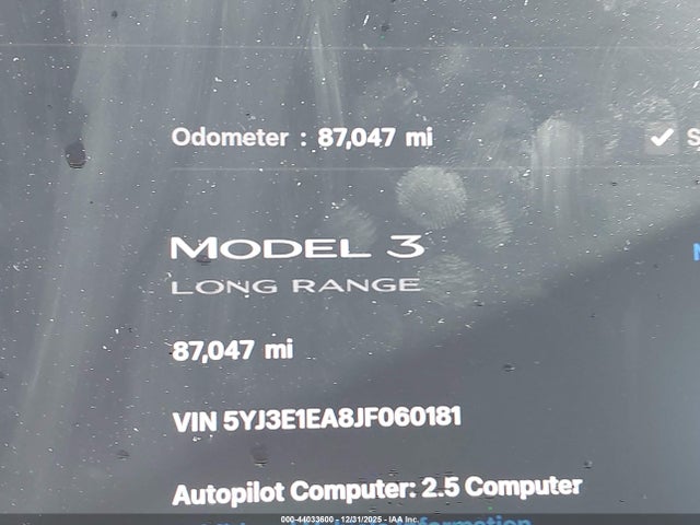 Tesla Model 3 Long Range/mid Range 2018 5YJ3E1EA8JF060181 Image 14