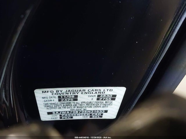 2009 JAGUAR XJ SAJWA79B79SH31633 Photo 8