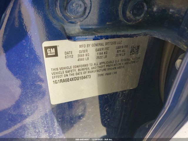 2013 CHEVROLET VOLT 1G1RA6E4XDU104473 Photo 8
