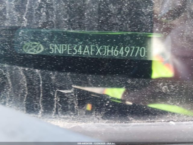 2018 HYUNDAI SONATA 5NPE34AFXJH649770 Photo 8