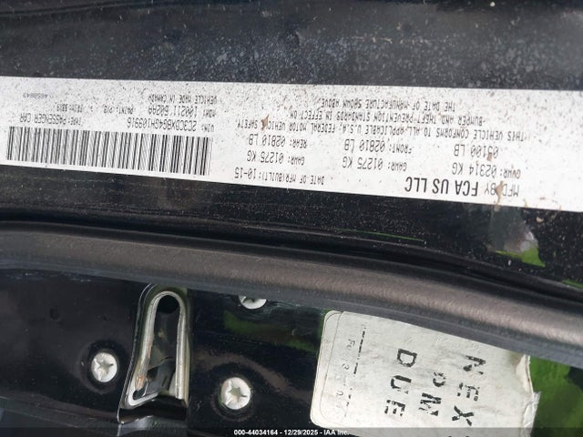 Продажа на аукционе авто 2016 Dodge Charger Se, vin: 2C3CDXBG4GH109916, номер лота: 44034164