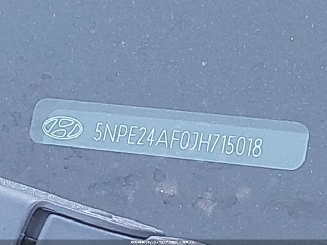 5NPE24AF0JH715018 Hyundai SONATA SE