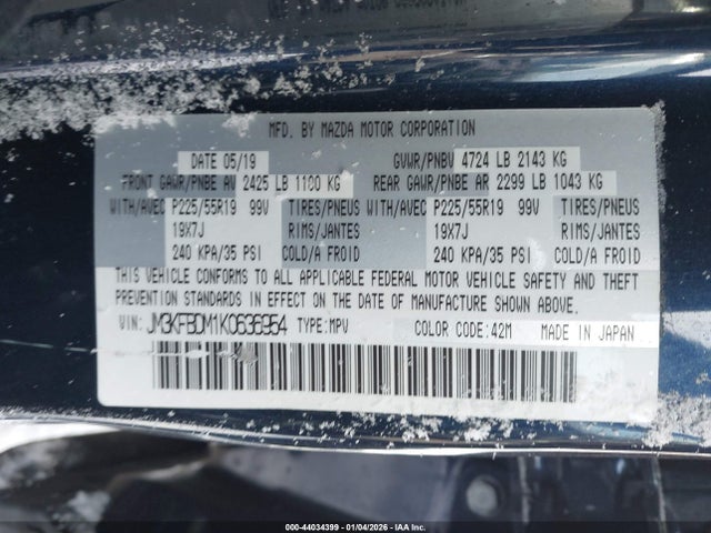JM3KFBDM1K0636954 Mazda Cx-5 Grand Touring