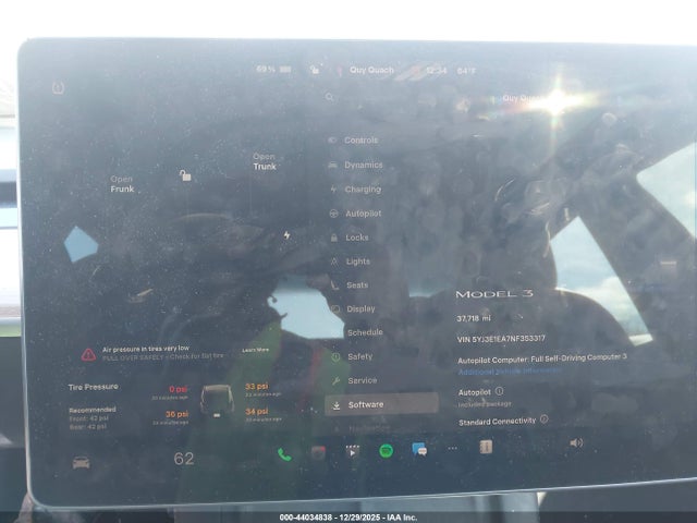 Продажа на аукционе авто 2022 Tesla Model 3 Rear-wheel Drive, vin: 5YJ3E1EA7NF353317, номер лота: 44034838