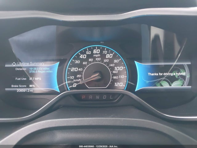 44035060 :رقم المزاد ، 1FADP5BUXDL544316 vin ، 2013 Ford C-max Hybrid Sel مزاد بيع