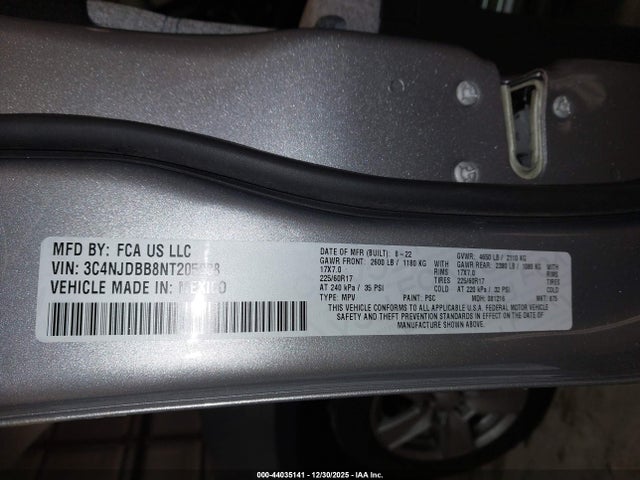2022 JEEP COMPASS 3C4NJDBB8NT205908 Photo 8