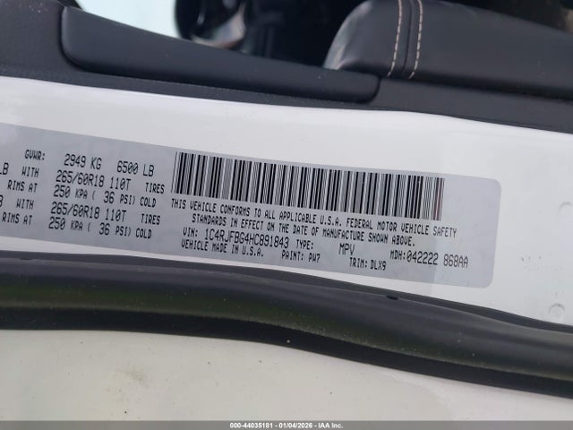 1C4RJFBG4HC891843 Jeep Grand Cherokee Limited 4x4