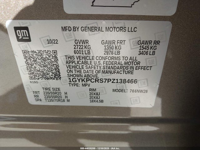 2023 CADILLAC XT6 1GYKPCRS7PZ138466 Photo 8