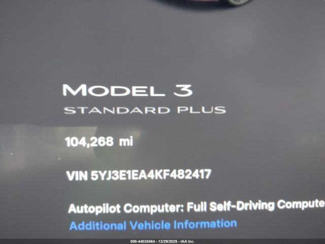2019 TESLA MODEL 3 5YJ3E1EA4KF482417 Photo 6