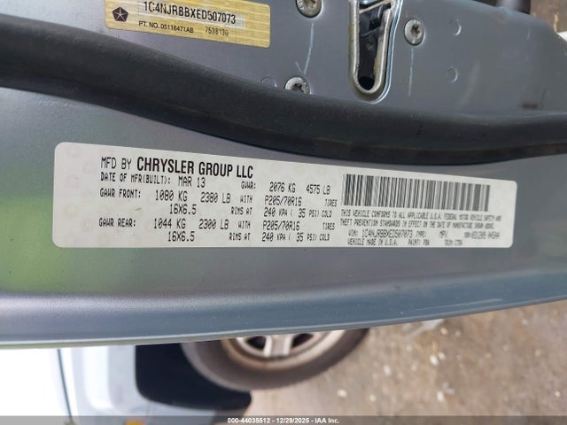 1C4NJRBBXED507073 Jeep Patriot Sport