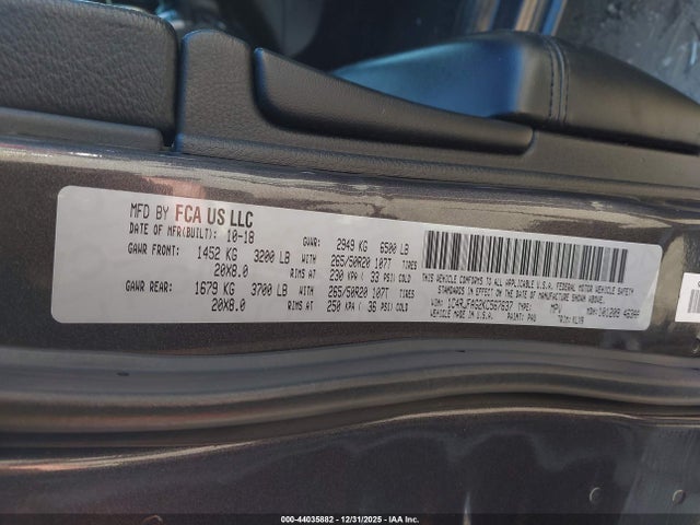 2019 JEEP GRAND CHEROKEE 1C4RJFAG2KC567637 Photo 8