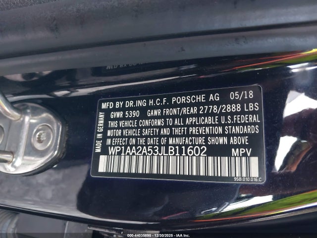 2018 PORSCHE MACAN WP1AA2A53JLB11602 Photo 8