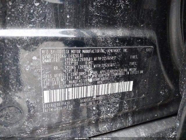 2021 TOYOTA RAV4 HYBRID 4T3RWRFV8MU046092 Photo 8