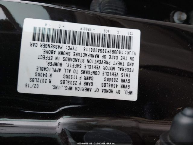 2016 ACURA TLX 19UUB2F39GA006118 Photo 8