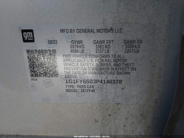 2023 CHEVROLET BOLT EUV 1G1FY6S03P4140378 Photo 8