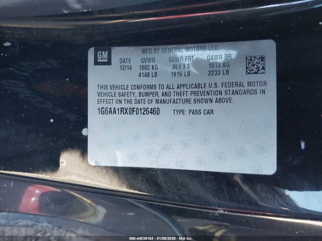 2015 CADILLAC ATS 1G6AA1RX0F0126460 Photo 8