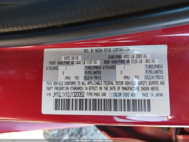 2018 MAZDA MAZDA6 JM1GL1XY2J1320052 Photo 8