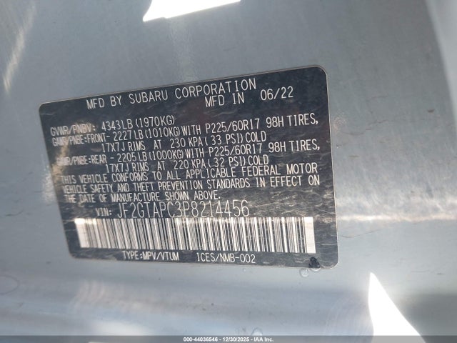 Subaru Crosstrek Premium 2023 JF2GTAPC3P8214456 Image 9