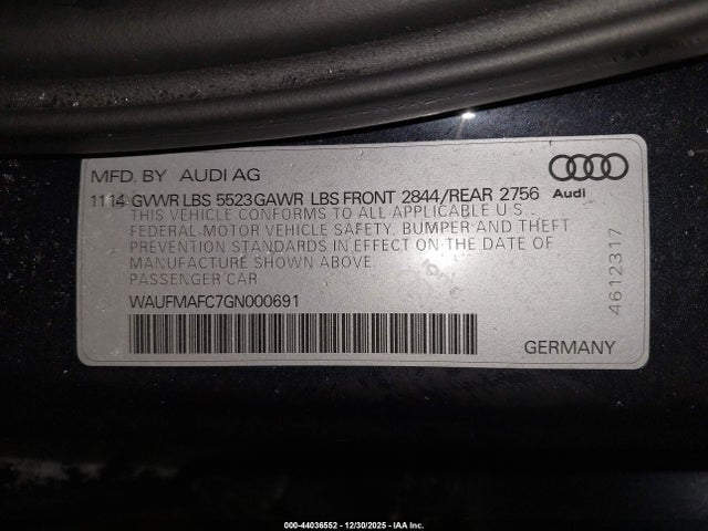 2016 AUDI A6 WAUFMAFC7GN000691 Photo 8