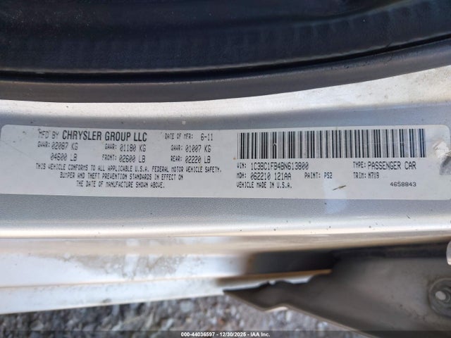 2011 CHRYSLER 200 1C3BC1FB4BN613800 Photo 8