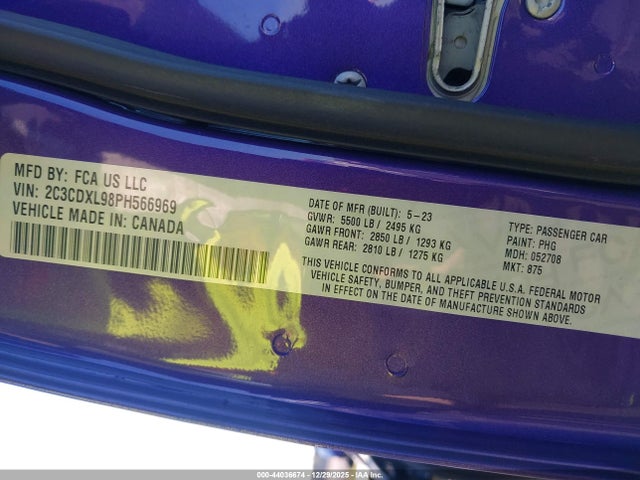 Dodge Charger Srt Jailbreak 2023 2C3CDXL98PH566969 Image 9