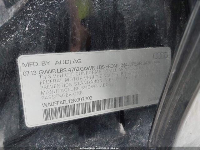 2014 AUDI A4 WAUEFAFL1EN007302 Photo 8