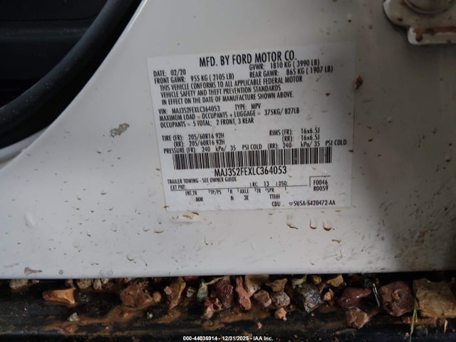 Ford ECOSPORT S 2020 MAJ3S2FEXLC364053 Image 9