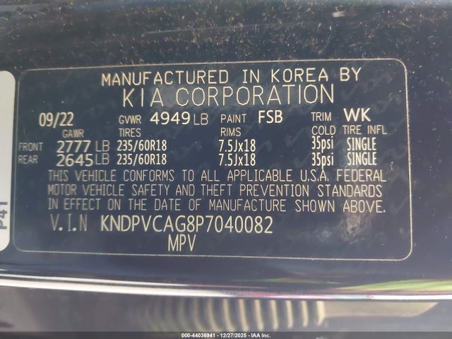 2023 KIA SPORTAGE HYBRID KNDPVCAG8P7040082 Photo 8