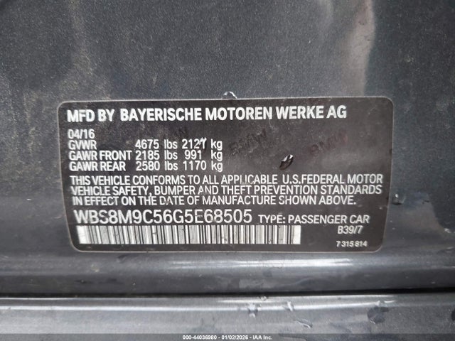 2016 BMW M3 WBS8M9C56G5E68505 Photo 8