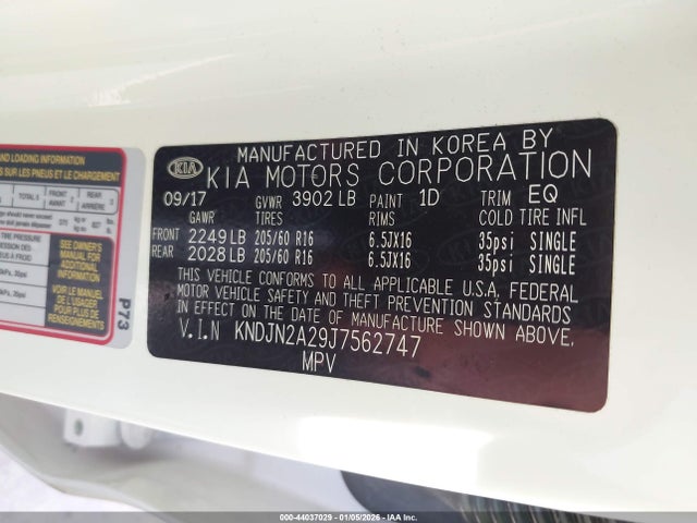 KIA Soul 2018 KNDJN2A29J7562747 Image 9