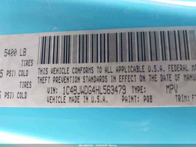 2017 JEEP WRANGLER UNLIMITED 1C4BJWDG4HL563479 Photo 8