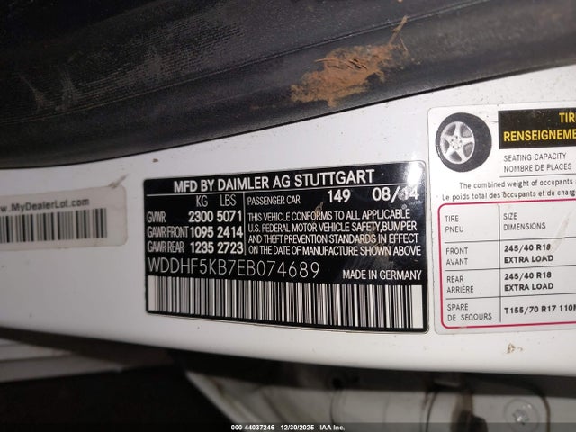 2014 MERCEDES-BENZ E 350 WDDHF5KB7EB074689 Photo 8