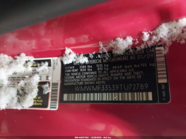 2009 MINI COOPER WMWMF33539TU72789 Photo 8