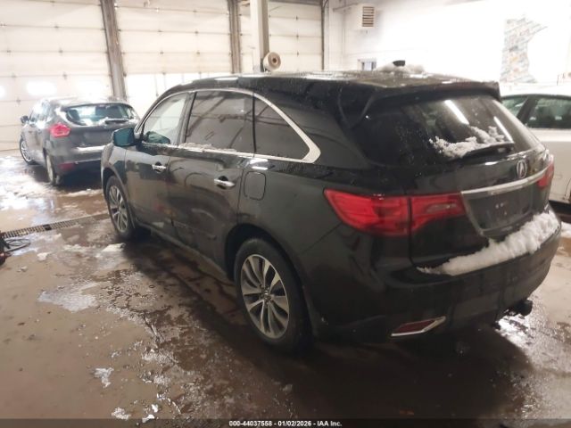 2015 ACURA MDX 5FRYD4H46FB025578 Photo 2