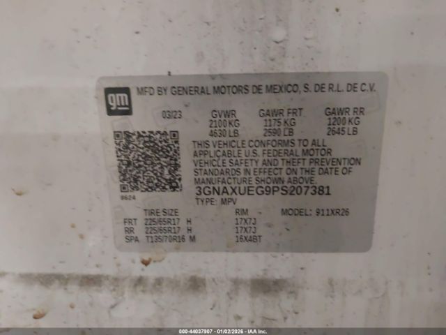 2023 CHEVROLET EQUINOX 3GNAXUEG9PS207381 Photo 8