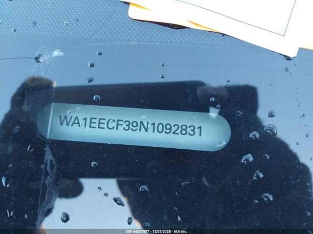 Aukcja sprzedaży 2022 Audi Q3 Premium Plus 45 Tfsi S Line Quattro Tiptronic, vin: WA1EECF39N1092831, numer aukcji: 44037927