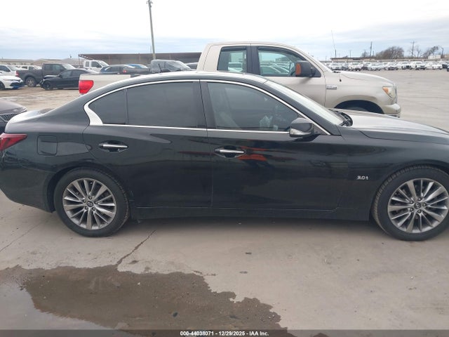 2019 Infiniti Q50 3.0t Luxe მანქანა იყიდება აუქციონზე, vin: JN1EV7AP6KM512145, აუქციონის ნომერი: 44038071