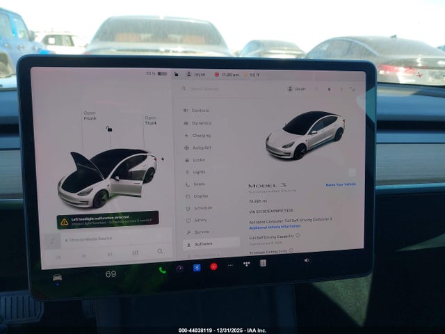 Tesla Model 3 Standard Range Plus Rear-wheel Drive 2021 5YJ3E1EA0MF871428 Image 19
