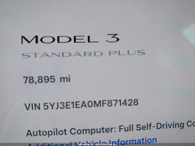 2021 TESLA MODEL 3 5YJ3E1EA0MF871428 Photo 8