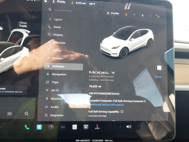 5YJYGDEEXMF213412 Tesla Model Y Long Range Dual Motor All-wheel Drive
